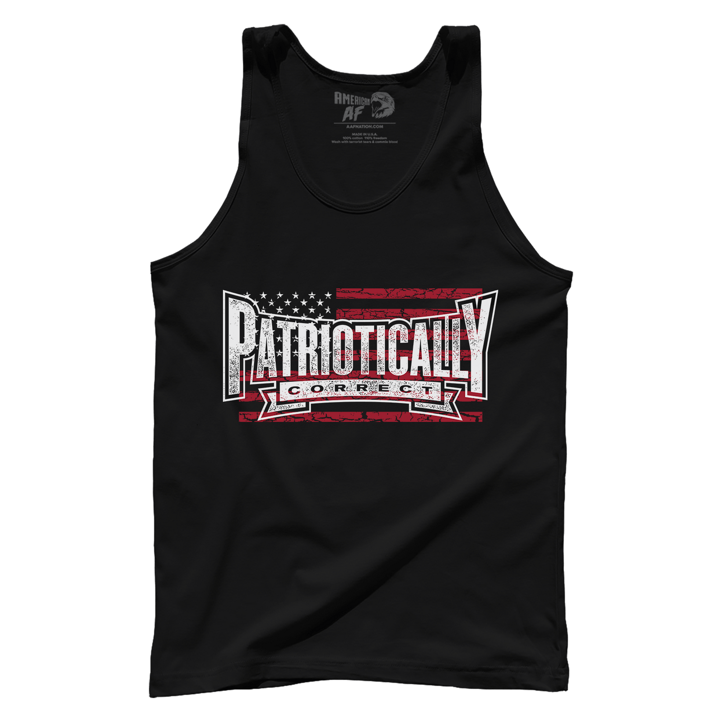 T-shirt Premium Mens Tank / Black / S Patriotically Correct