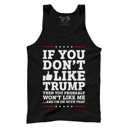T-shirt Premium Mens Tank / Black / S Like Trump