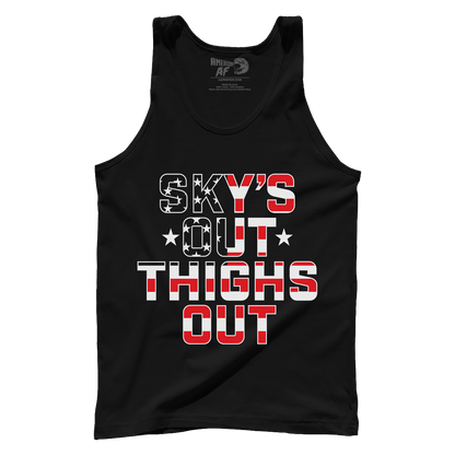 T-shirt Sky’s Out, Thighs Out