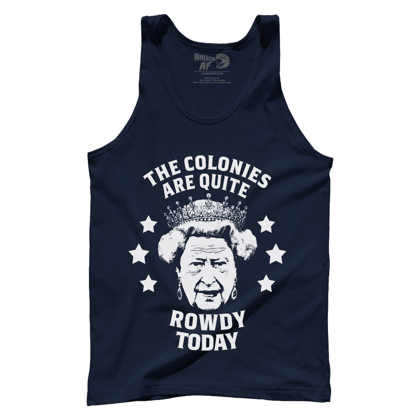 T-shirt Premium Mens Tank / Navy / S Rowdy Today