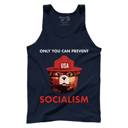 T-shirt Premium Mens Tank / Navy / S USA Bear
