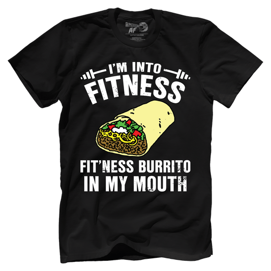 T-shirt Premium Mens Shirt / Black / XS Fitness Burrito