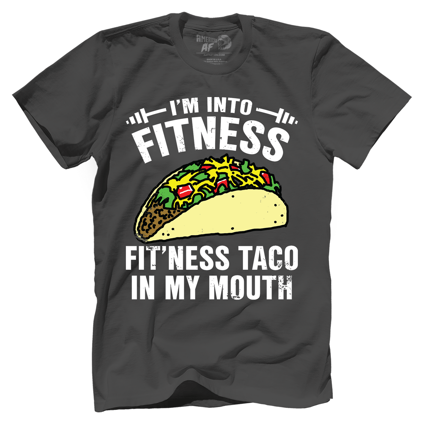 T-shirt Premium Mens Shirt / Dark Gray / XS Fitness Taco