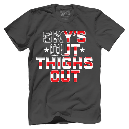 T-shirt Sky’s Out, Thighs Out