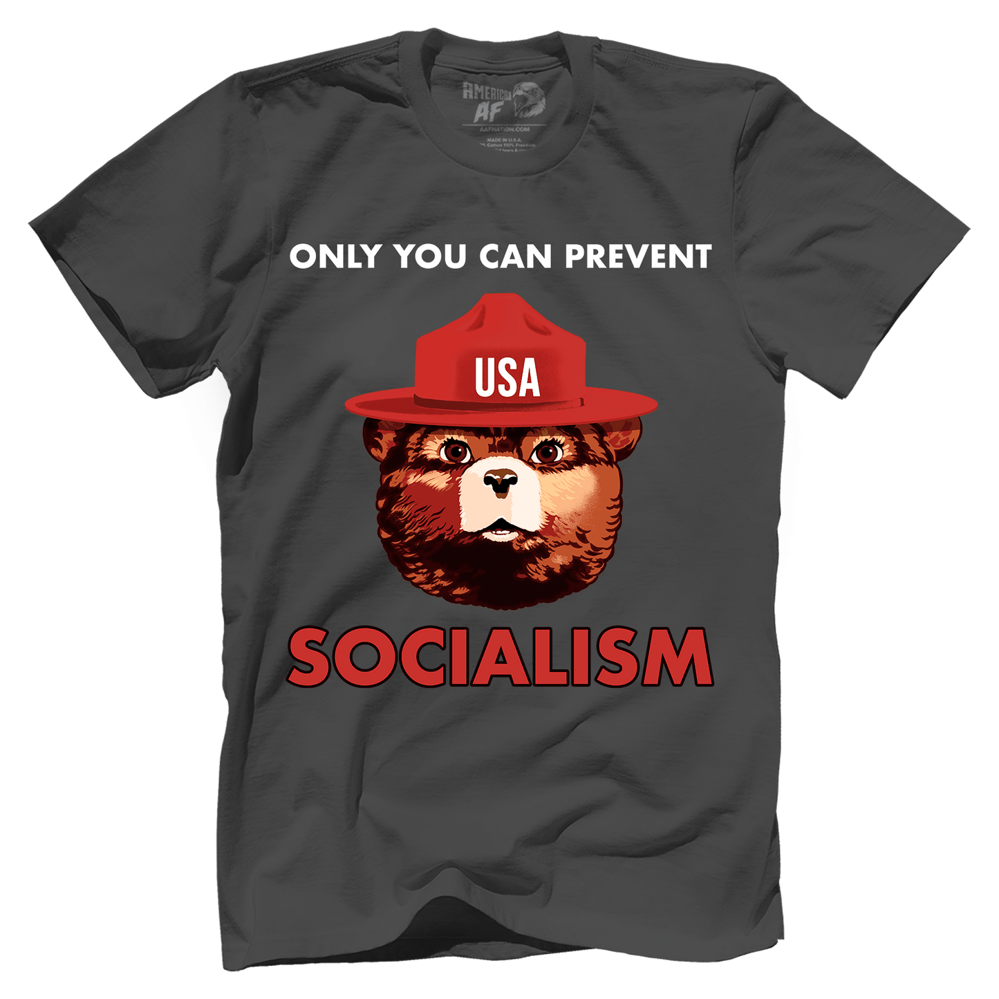 T-shirt Premium Mens Shirt / Dark Gray / XS USA Bear