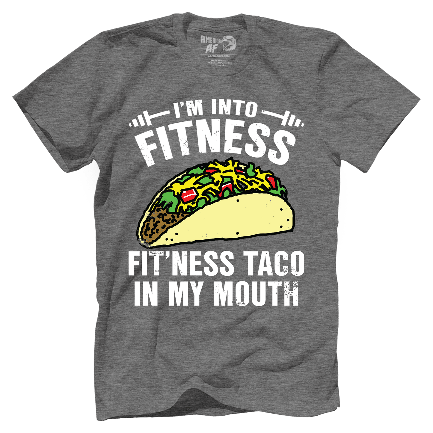 T-shirt Premium Mens Shirt / Heather Gray / XS Fitness Taco