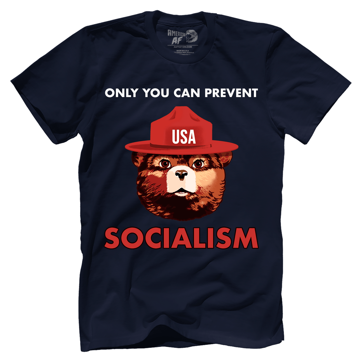 T-shirt Premium Mens Shirt / Navy / XS USA Bear