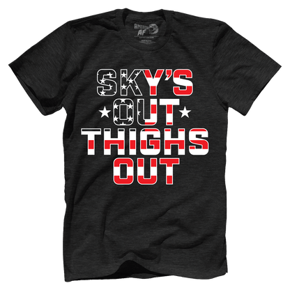 T-shirt Sky’s Out, Thighs Out