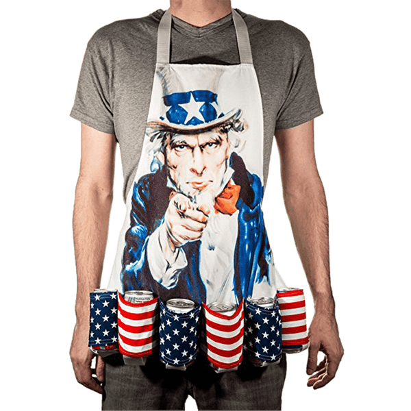 Uncle Sam Beer Belt Apron