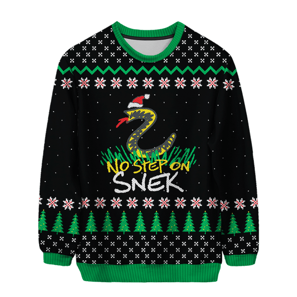 No Step On Snek Christmas Sweater