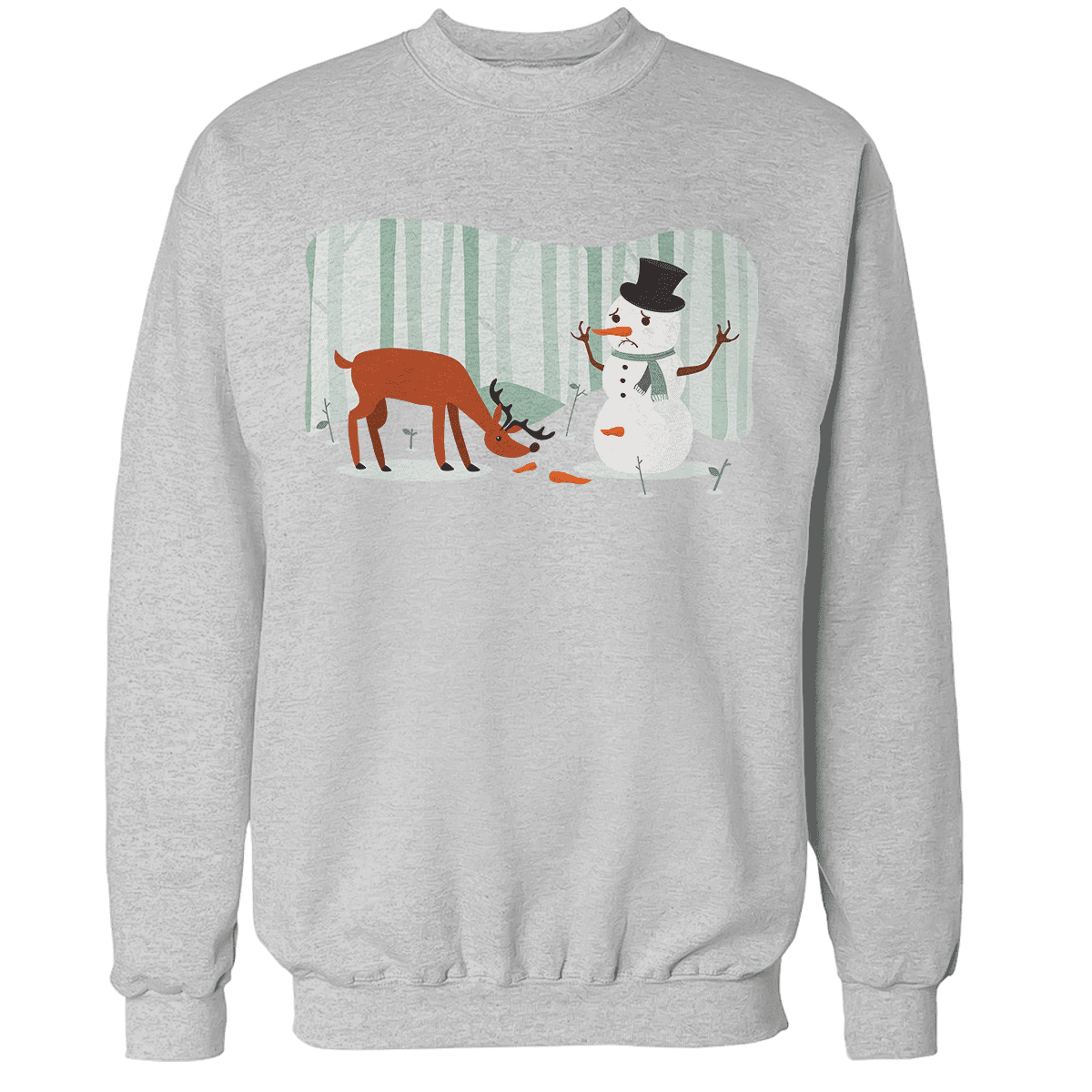 Raglan Premium Sweatshirt / Heather Gray / S Not my Carrot Please