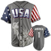 Limited Edition Grey America #1 Jersey