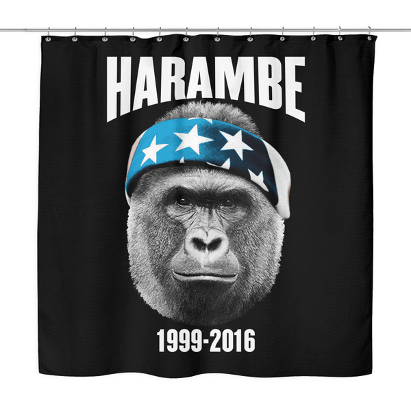 Harambe Shower Curtain