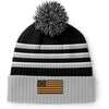 13 Colonies Leather Patch Beanie