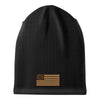 13 Colonies Leather Patch Beanie