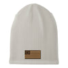 13 Colonies Leather Patch Beanie