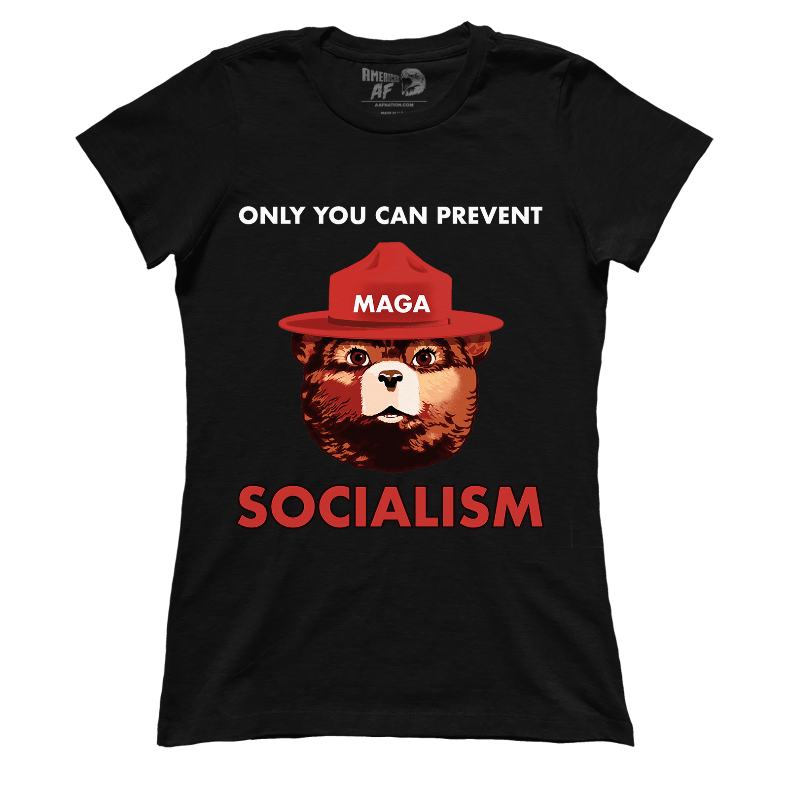 T-shirt Premium Ladies Tee / Black / S MAGA Bear (Ladies)