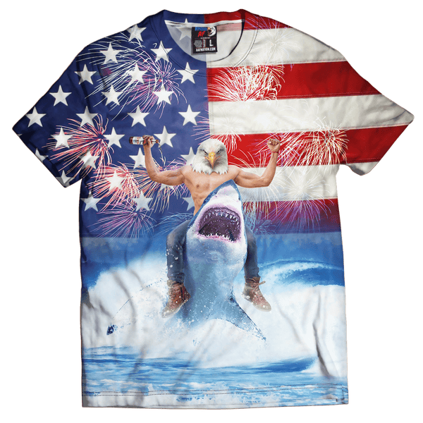 Shark Riding Eagle