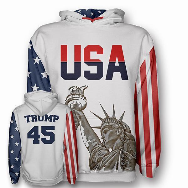 BLUE TRUMP #45 BASEBALL JERSEY 