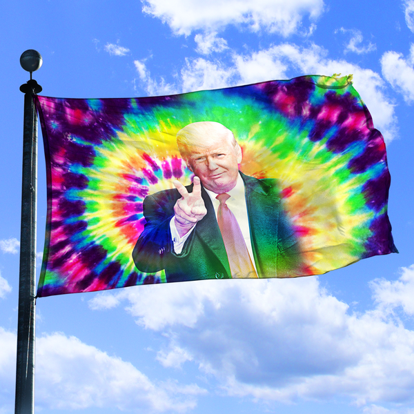Trump Tie Dye - Flag
