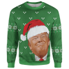 Trump Smirking Christmas Sweater