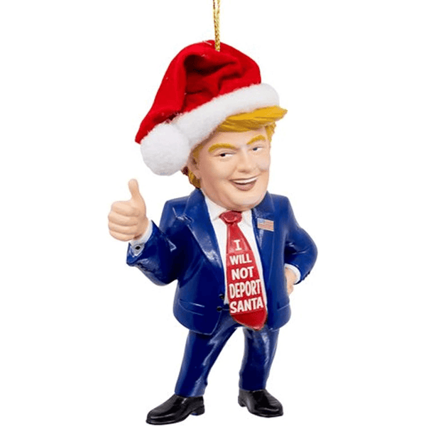 Will Not Deport Santa Christmas Ornament