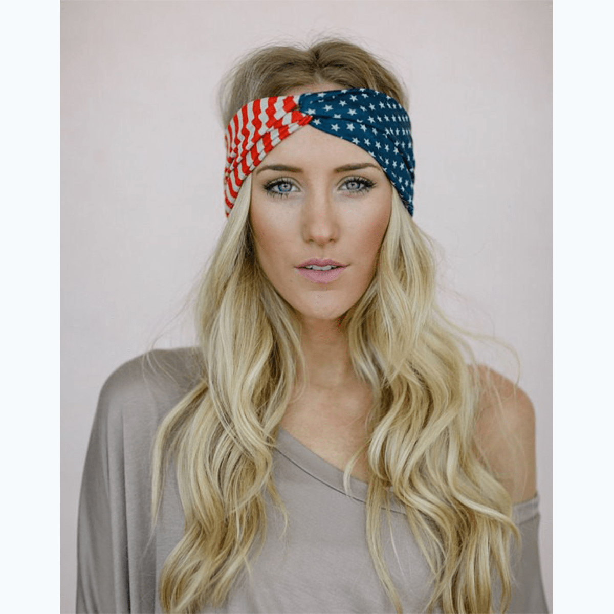Accessories One Size Stars and Stripes Twisted Headband
