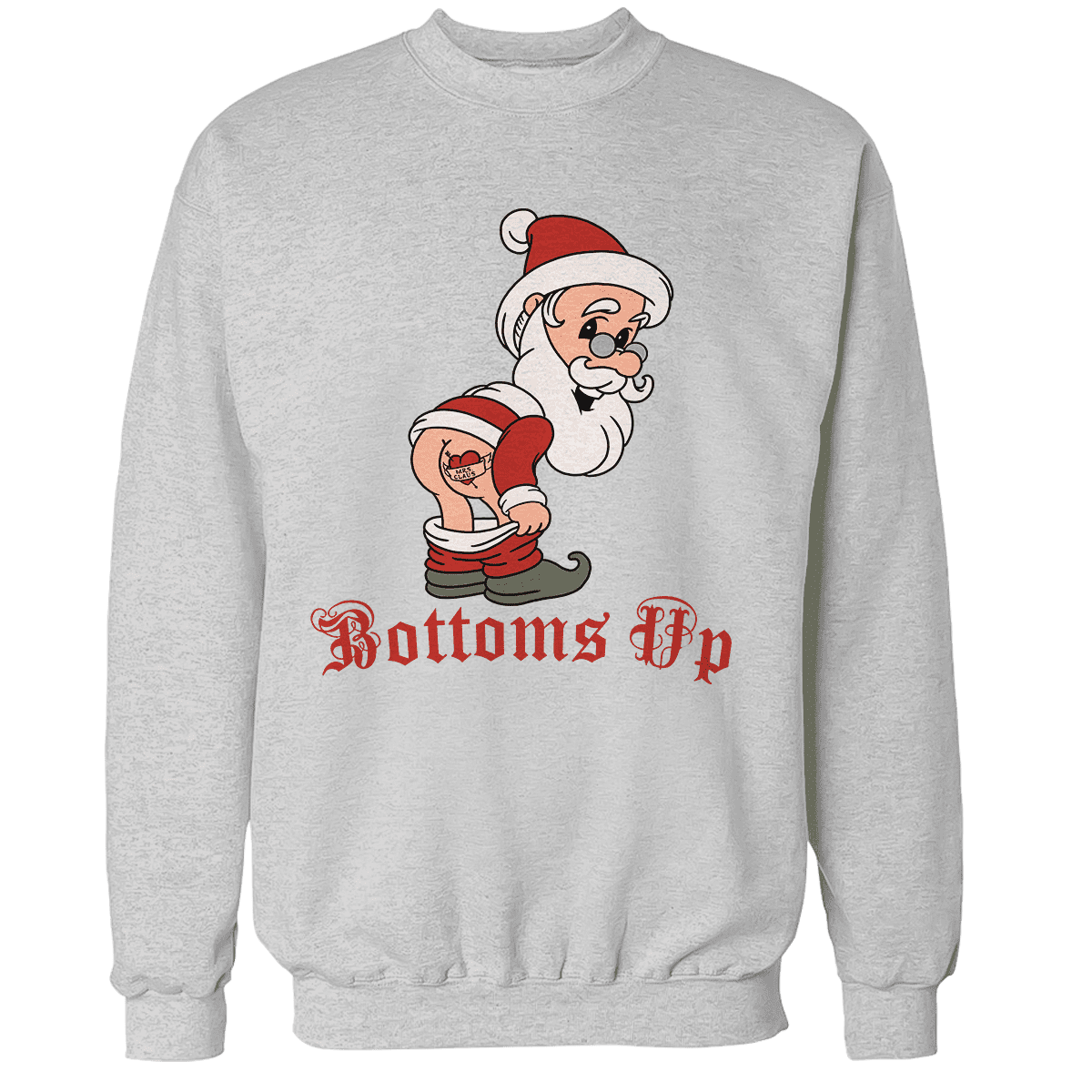 Raglan Premium Sweatshirt / Heather Gray / S Bottoms Up