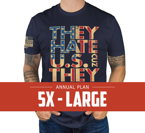 Mens 5XL - Annual