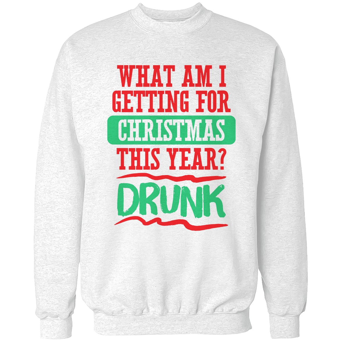 Raglan Premium Sweatshirt / White / S I'm Getting Drunk
