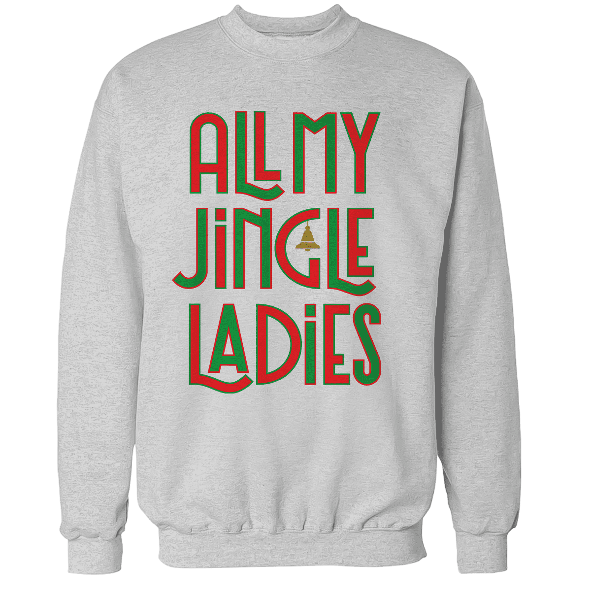 Raglan Premium Sweatshirt / Heather Gray / S All My Jingle Ladies