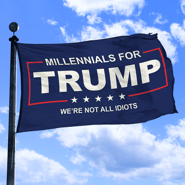 Millennials for Trump V1- Flag