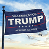 Millenials for Trump V1- Flag - old