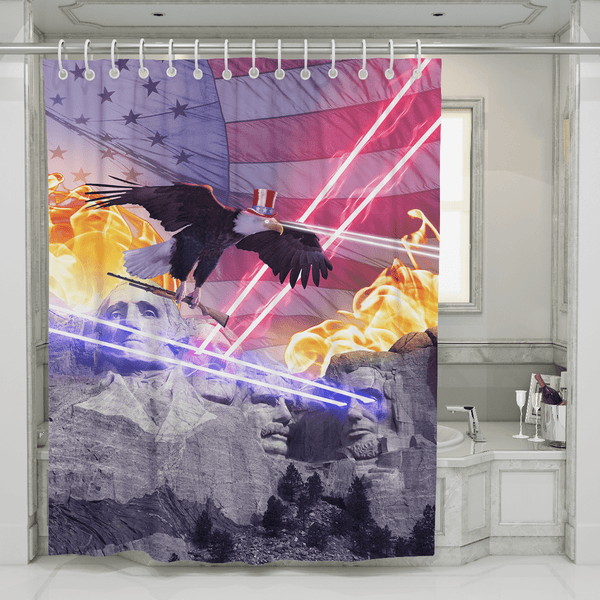 Mount Rushmore - Shower Curtain