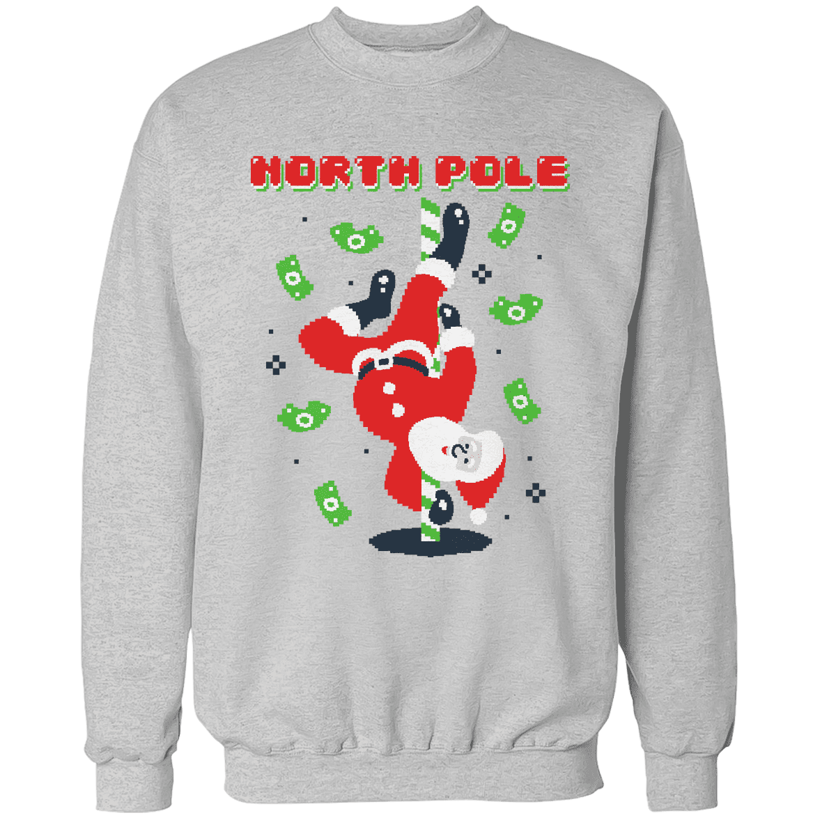 Raglan Premium Sweatshirt / Heather Gray / S North Pole