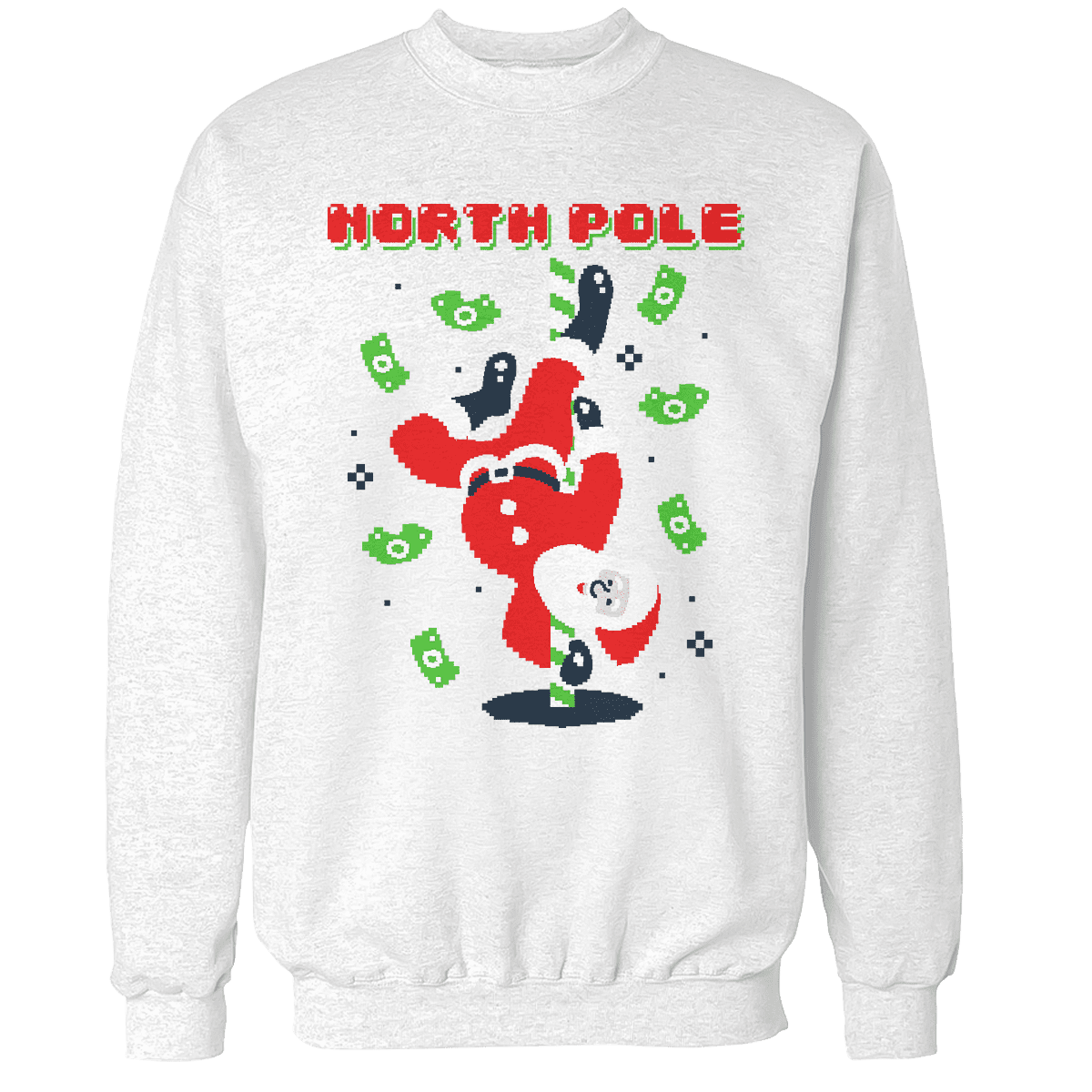 Raglan Premium Sweatshirt / White / S North Pole