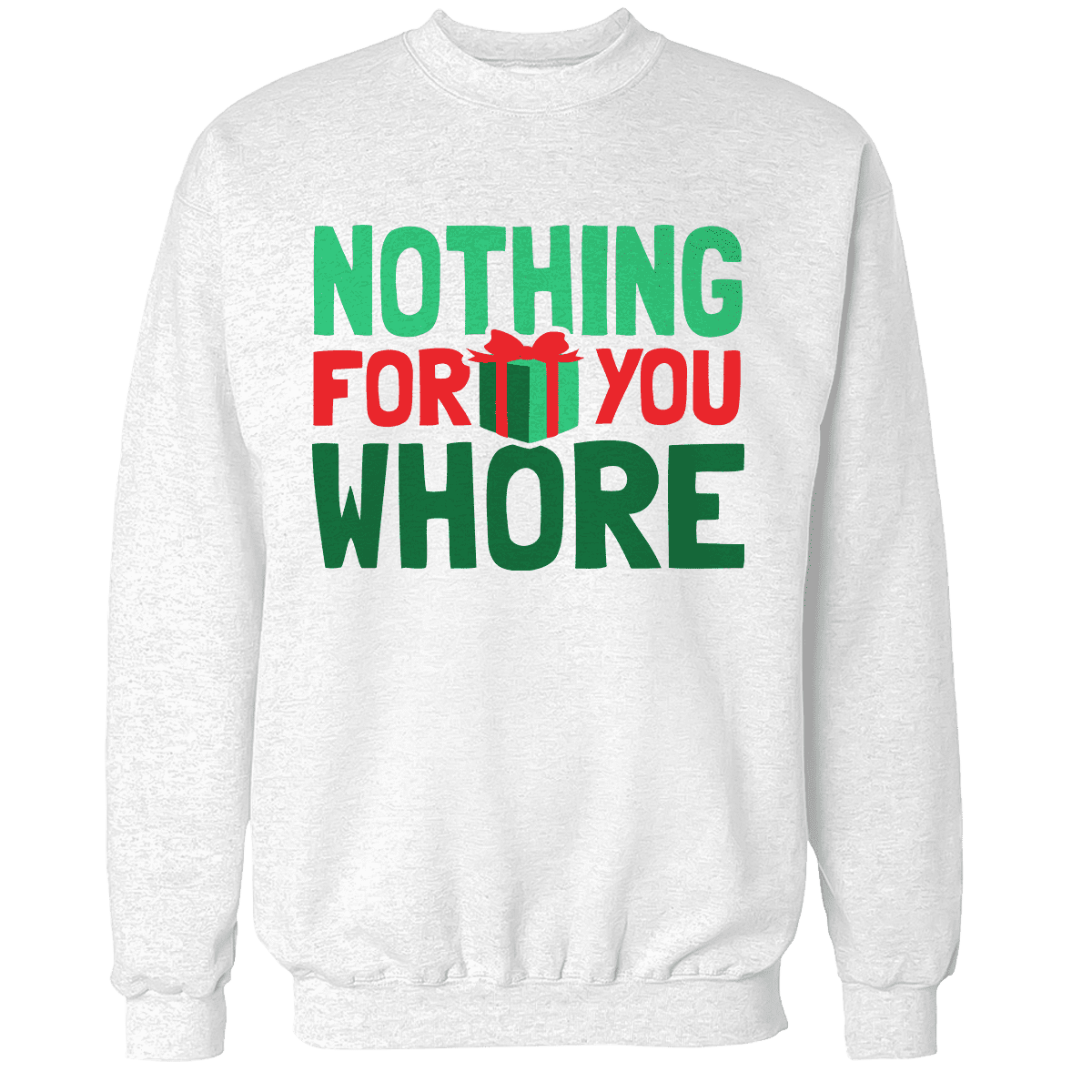 Raglan Premium Sweatshirt / White / S Nothing For You