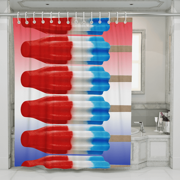 Popsicle Sticks - Shower Curtain