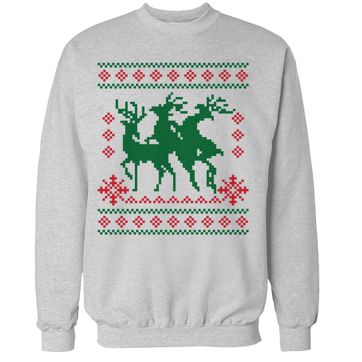 Raglan Premium Sweatshirt / Heather Gray / S Reindeer Games