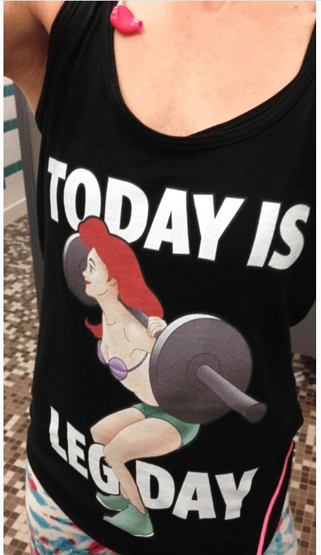 T-shirt Today Is Leg Day (Ladies)