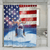 Shark Riding Eagle - Shower Curtain