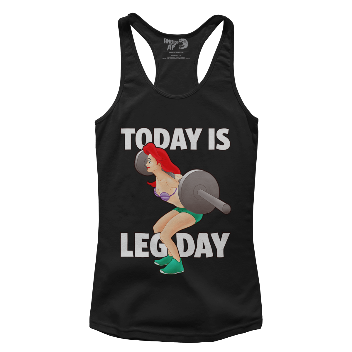 T-shirt Premium Ladies Racerback Tank / Black / XS Today Is Leg Day (Ladies)