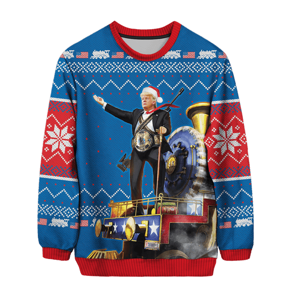 Trump Train V2 Christmas Sweater