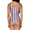 Swimsuit Red Blue Stripes Swimsuit