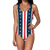 Star Spangled Hammered Swimsuit