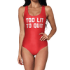 Too Lit To Quit Swimsuit