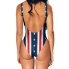 Swimsuit Star Spangled Hammered Swimsuit - Modern