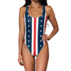 Star Spangled Hammered Swimsuit - Modern