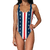 Star Spangled Hammered Swimsuit - Modern