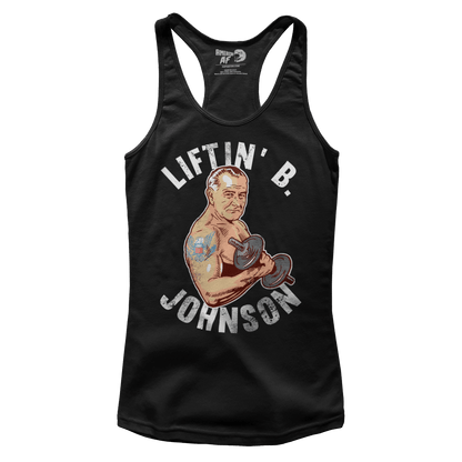 T-shirt Premium Ladies Racerback Tank / Black / XS Liftin' B Johnson (Ladies)